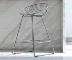 CosmoLiving Ellis Wire Counter Stool -Living Room Furniture Store 810541012 1