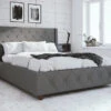 CosmoLiving Mercer Wingback Linen Bed 2 CosmoLiving Mercer Wingback Linen Bed -Living Room Furniture Store 810541029 1