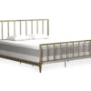 CosmoLiving Blair Brass Metal King Bed -Living Room Furniture Store 810541048 3