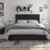 CosmoLiving Elizabeth Velvet Storage Bed