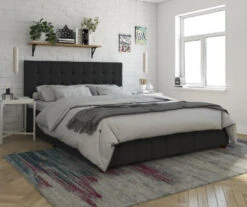 CosmoLiving Elizabeth Velvet Storage Bed -Living Room Furniture Store 810541061 3