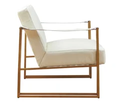 Kleemore Ostrich Embossed Leather Accent Chair -Living Room Furniture Store 810542293 2