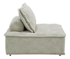 Bales Checkered Taupe Upholstered Accent Chair -Living Room Furniture Store 810542299 3