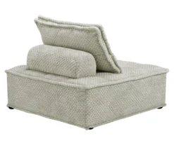 Bales Checkered Taupe Upholstered Accent Chair -Living Room Furniture Store 810542299 4