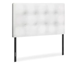 Monarch Faux Leather Button Tufted Headboard -Living Room Furniture Store 810542528 2
