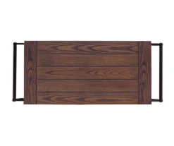 Patrick 2-Tier Wood & Metal Wine Cart -Living Room Furniture Store 810543090 A4 4