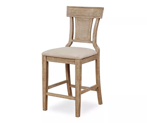 Ryder Gray Wash Upholstered Woven Rattan Counter Stool 3 Ryder Gray Wash Upholstered Woven Rattan Counter Stool
