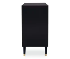 Urban Fresh Black & Gold 6-Drawer Textured Geometric Dresser -Living Room Furniture Store 810543103 4