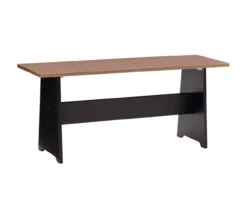 Atrium Black & Pecan 3-Piece Wooden Breakfast Nook Set -Living Room Furniture Store 810543121 A0 2