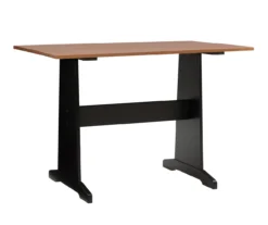 Atrium Black & Pecan 3-Piece Wooden Breakfast Nook Set -Living Room Furniture Store 810543121 A0 4