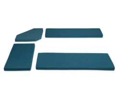 Morgan Vintage Blue 4-Piece Polyester Nook Cushion Set -Living Room Furniture Store 810543123 4