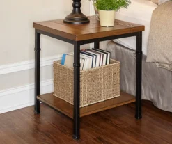 Patrick Brown 2-Tier End Table -Living Room Furniture Store 810543145 2