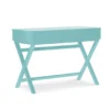 Kari Turquoise Lift-Top Campaign Desk -Living Room Furniture Store 810543172 1