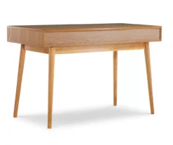 Nate Ash & White 2-Drawer Writing Desk 21 Nate Ash & White 2-Drawer Writing Desk -Living Room Furniture Store 810543187 A2 3