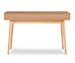 Nate Ash & White 2-Drawer Writing Desk 22 Nate Ash & White 2-Drawer Writing Desk -Living Room Furniture Store 810543187 A2 4