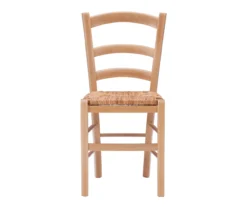 Bordeaux Natural Handwoven Ladder Back Side Chairs, 2-Pack -Living Room Furniture Store 810543191 A0 3