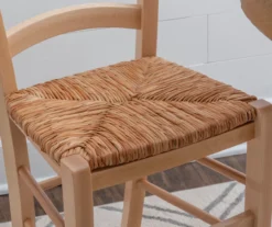 Bordeaux Natural Handwoven Ladder Back Side Chairs, 2-Pack -Living Room Furniture Store 810543191 A0 8