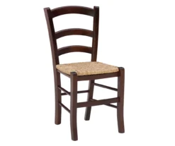 Bordeaux Walnut Handwoven Ladder Back Side Chairs, 2-Pack 19 Bordeaux Walnut Handwoven Ladder Back Side Chairs, 2-Pack -Living Room Furniture Store 810543200 A0 2