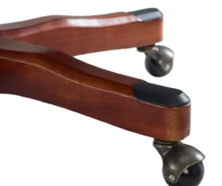 Austin Brown Linen Cow Print Office Chair -Living Room Furniture Store 810543224 A8 6