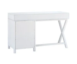 Kari White 4-Drawer Office Desk 11 Kari White 4-Drawer Office Desk -Living Room Furniture Store 810543244 5