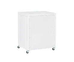 Kari White 2-Drawer Rolling Filing Cabinet -Living Room Furniture Store 810543247 5