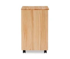 Craft Mate Natural Wood 6-Drawer Rolling Storage Cart -Living Room Furniture Store 810543290 4