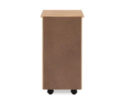 Craft Mate Natural Wood 6-Drawer Rolling Storage Cart -Living Room Furniture Store 810543290 5