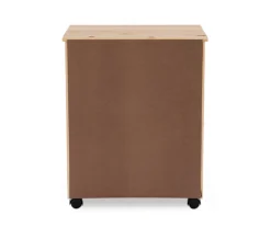 Craft Mate Wide Natural 6-Drawer Rolling Storage Cart -Living Room Furniture Store 810543296 5