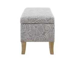 Lisa Seashell Storage Ottoman -Living Room Furniture Store 810543334 4