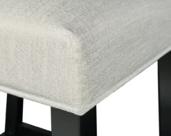 Blaire White Glitz Nailhead Bar Stool -Living Room Furniture Store 810543340 3