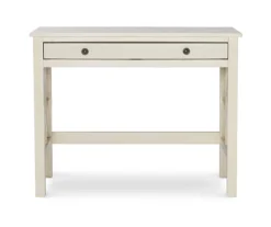 Brynn Antique White Geometric Writing Desk -Living Room Furniture Store 810543367 3