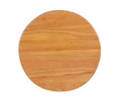 Hue 29" Natural Round Wood Bar Stool -Living Room Furniture Store 810543380 5