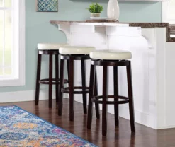 Clea 29" Padded Vinyl Swivel Counter Stool -Living Room Furniture Store 810543391 2