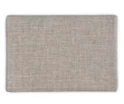 Brooke Gray & Rustic Brown Backless Nailhead Bar Stool -Living Room Furniture Store 810543424 5