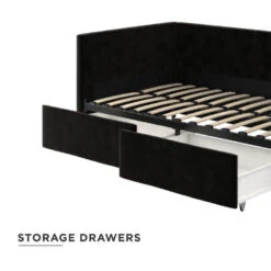 DHP Tallie Urban Twin Daybed With Storage 30 DHP Tallie Urban Twin Daybed With Storage -Living Room Furniture Store 810543712 1