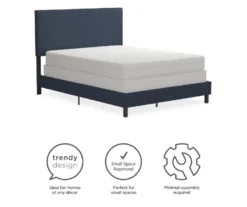 Atwater Living DHP Jazmine Linen Upholstered Queen Bed -Living Room Furniture Store 810543816 1