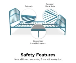 Navogratz Bushwick Metal Bed -Living Room Furniture Store 810548779 5