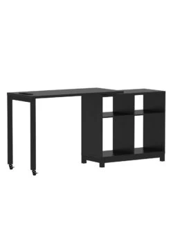 Real Living Seven Hills Metal & Melamine 4-Cube Pivot Desk With USB Charging -Living Room Furniture Store 810561092 31