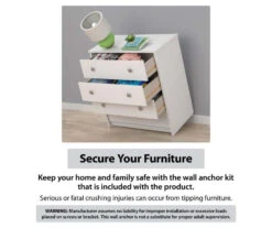 Ivory Oak 3-Door Storage Wardrobe -Living Room Furniture Store 810561398 6