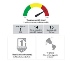 Ivory Oak 3-Door Storage Wardrobe -Living Room Furniture Store 810561398 7