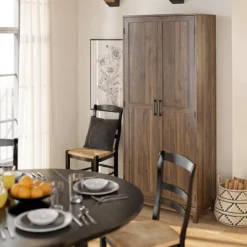 Seven Hills Columbia Walnut 2-Door Storage Cabinet -Living Room Furniture Store 810563167 41