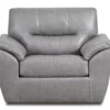 Clifton Ridge Stone Vegan Leather Swivel Chair -Living Room Furniture Store 810569861 1