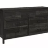 Silverton Black Oak 7-Drawer Dresser -Living Room Furniture Store 810569986 2