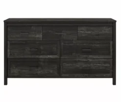 Silverton Black Oak 7-Drawer Dresser -Living Room Furniture Store 810569986 5