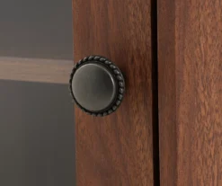 48" Brown Corner Electric Fireplace Console -Living Room Furniture Store 810570725 2