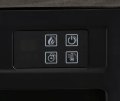 54" Gray Electric Fireplace Console -Living Room Furniture Store 810570726 3