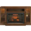 66" Heirloom Cherry Electric Fireplace Console -Living Room Furniture Store 810570830 1