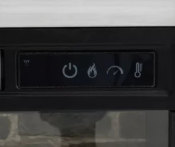 54" 2-Tone Shutter Door Electric Fireplace Console 15 54" 2-Tone Shutter Door Electric Fireplace Console -Living Room Furniture Store 810571321 4