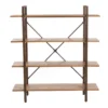 Medium Mango Open 4-Shelf Bookcase -Living Room Furniture Store 810583046