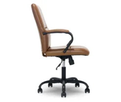Camel Brown Vegan Leather Office Chair 16 Camel Brown Vegan Leather Office Chair -Living Room Furniture Store 810583520 A2 2